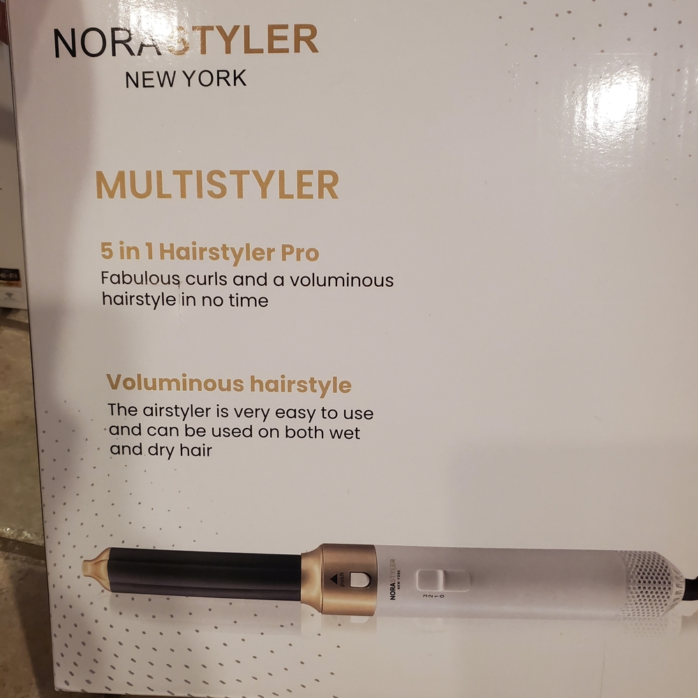 Multistyler 5 in 1 Hair Tool - Gold and White